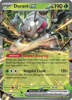 Durant ex 004/191 Surging Sparks Pokémon card