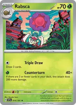 Rabsca 014/191 Surging Sparks Pokémon card