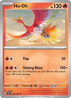 Ho-Oh 019/191 Surging Sparks Pokémon card