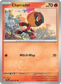 Charcadet 032/191 Surging Sparks Pokémon card