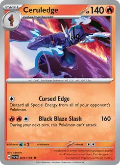 Ceruledge 035/191 Surging Sparks Pokémon card