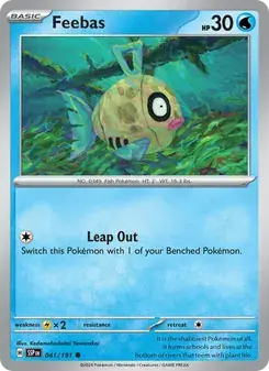 Feebas 041/191 Surging Sparks Pokémon card