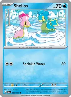 Shellos 046/191 Surging Sparks Pokémon card