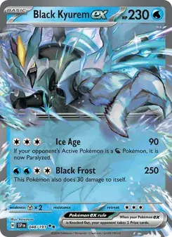 Black Kyurem ex 048/191 Surging Sparks Pokémon card