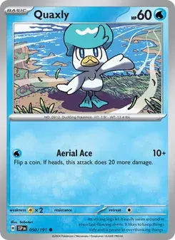 Quaxly 050/191 Surging Sparks Pokémon card