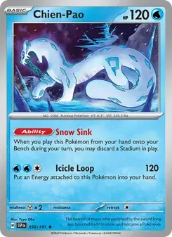 Chien-Pao 056/191 Surging Sparks Pokémon card