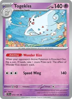 Togekiss 072/191 Surging Sparks Pokémon card