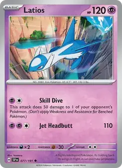 Latios 077/191 Surging Sparks Pokémon card