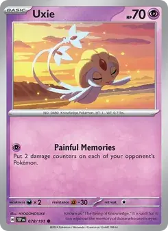 Uxie 078/191 Surging Sparks Pokémon card