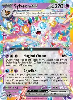 Sylveon ex 086/191 Surging Sparks Pokémon card