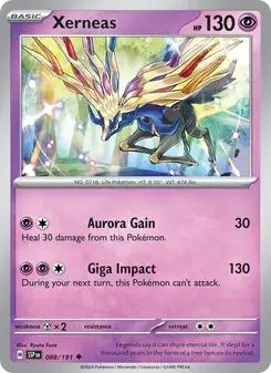 Xerneas 088/191 Surging Sparks Pokémon card