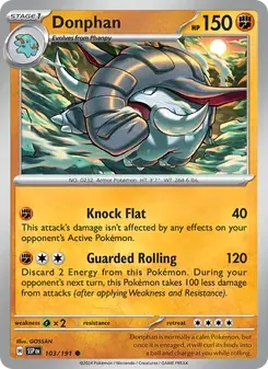 Donphan 103/191 Surging Sparks Pokémon card