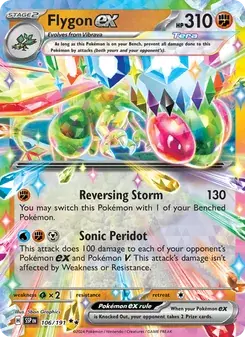 Flygon ex 106/191 Surging Sparks Pokémon card