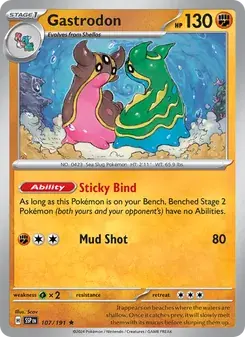 Gastrodon 107/191 Surging Sparks Pokémon card