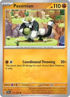 Passimian 111/191 Surging Sparks Pokémon card