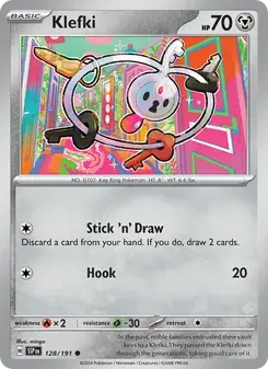 Klefki 128/191 Surging Sparks Pokémon card