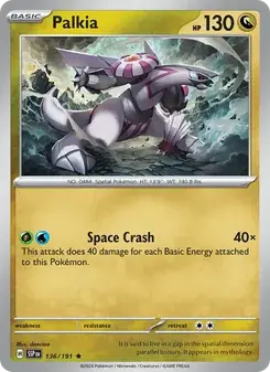 Palkia 136/191 Surging Sparks Pokémon card