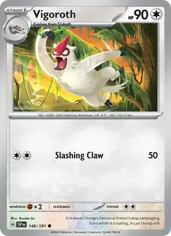 Vigoroth 146/191 Surging Sparks Pokémon card