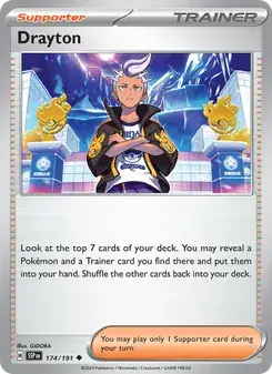 Drayton 174/191 Surging Sparks Pokémon card