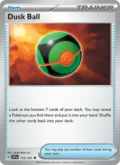 Dusk Ball 175/191 Surging Sparks Pokémon card