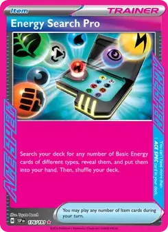 Energy Search Pro 176/191 Surging Sparks Pokémon card