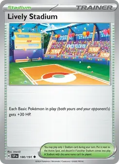 Lively Stadium 180/191 Surging Sparks Pokémon card