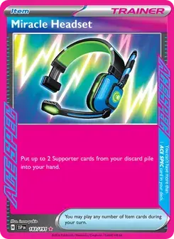 Miracle Headset 183/191 Surging Sparks Pokémon card