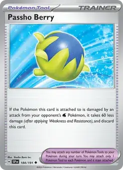 Passho Berry 184/191 Surging Sparks Pokémon card