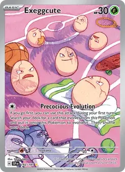 Exeggcute 192/191 Surging Sparks Pokémon card