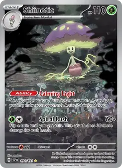 Shiinotic 194/191 Surging Sparks Pokémon card