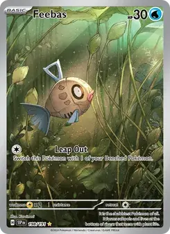 Feebas 198/191 Surging Sparks Pokémon card