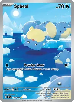 Spheal 199/191 Surging Sparks Pokémon card