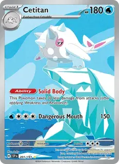 Cetitan 201/191 Surging Sparks Pokémon card