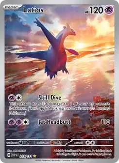 Latios 203/191 Surging Sparks Pokémon card