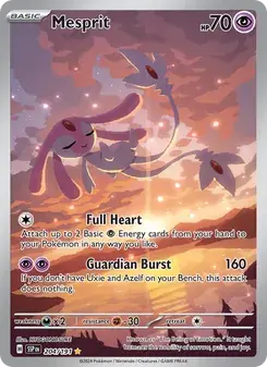 Mesprit 204/191 Surging Sparks Pokémon card