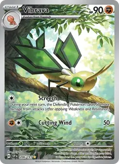 Vibrava 206/191 Surging Sparks Pokémon card