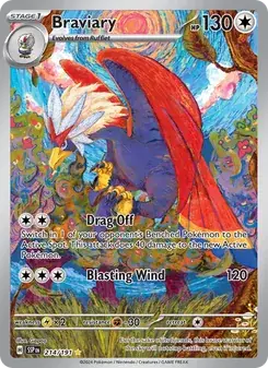 Braviary 214/191 Surging Sparks Pokémon card