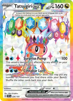 Tatsugiri ex 226/191 Surging Sparks Pokémon card