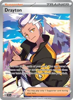 Drayton 232/191 Surging Sparks Pokémon card