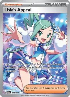 Lisia's Appeal 234/191 Surging Sparks Pokémon card