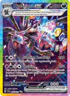 Hydreigon ex 240/191 Surging Sparks Pokémon card