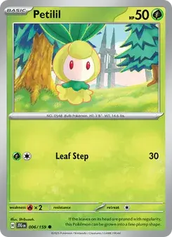 Petilil 006/159 Journey Together Pokémon card