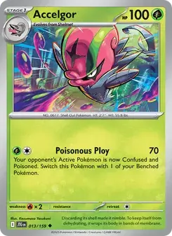 Accelgor 013/159 Journey Together Pokémon card