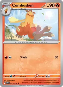 Combusken 023/159 Journey Together Pokémon card