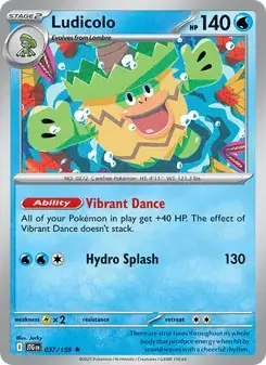 Ludicolo 037/159 Journey Together Pokémon card