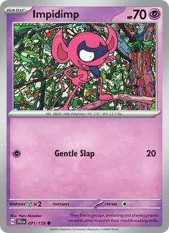 Impidimp 071/159 Journey Together Pokémon card