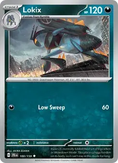 Lokix 100/159 Journey Together Pokémon card