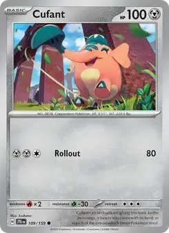 Cufant 109/159 Journey Together Pokémon card