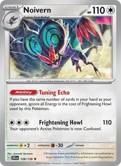 Noivern 128/159 Journey Together Pokémon card