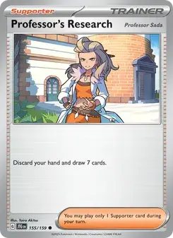 Professor's Research 155/159 Journey Together Pokémon card